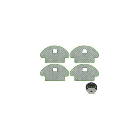 Paquete de 4 paños de limpieza para la aspiradora robot iRobot Roomba Combo 113 R113840 R111840, pieza de repuesto, accesorios de limpieza lavables de microfibra. (1/4)