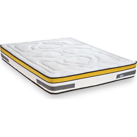 Matelas Aubertin Ressorts ensachés Accueil mémoire de forme - 24cm - 140 x 190 cm (1/5)