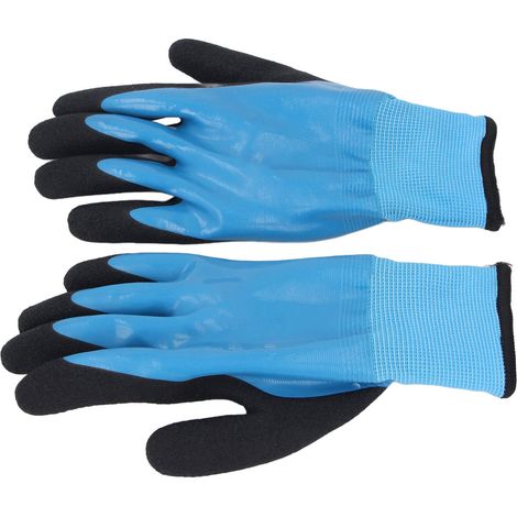 2 Gants de Travail Hiver Résistant au Froid -38°C Anti-Gel Étanches Anti-Dérapants en Latex Nylon (1/5)