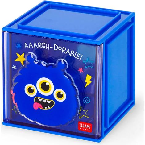 Organizador de escritorio legami cutie cube monster apilable adhesivos (1/3)