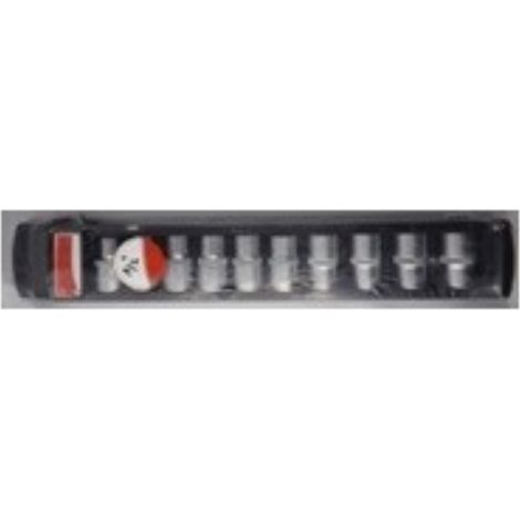 Set Chiavi A Bussola Esagonali Cromo Vanadio 1/2 Pz10 - Oreca New (1/2)