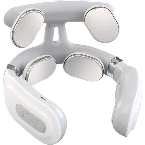 Massageur électrique à impulsions pour cou et épaules - 4 têtes flottantes pour relaxation musculaire et bien-être (1/5)