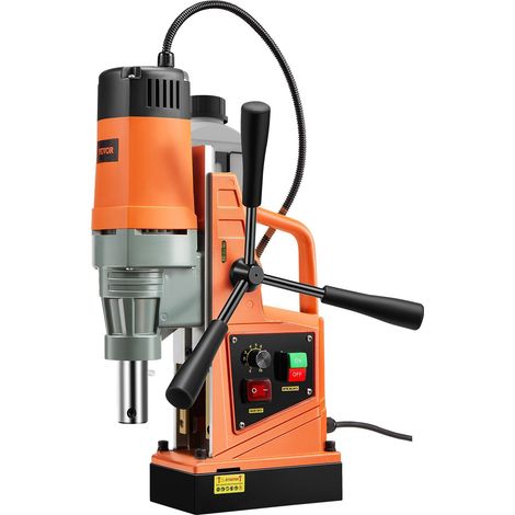 Perceuse magnétique électrique portable 1550 W, alésage 50 mm, 1328 Nm, vitesse variable 0-500 tr/min, idéale pour métal et bricolage (1/5)