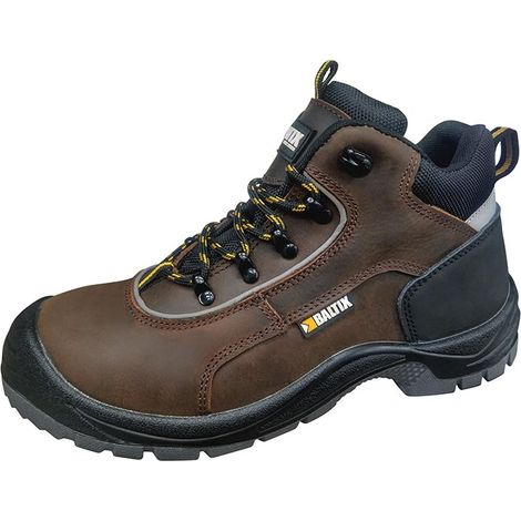 BALTIX Scarponcino Alto PATTON S3 SRC n°39 in Pelle con Punta Acciaio