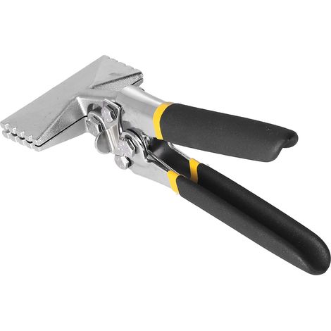 Pince à sertir manuelle métal multifonction outil de pliage droit pour tôles et conduits métalliques 80MM pince plieuse (1/5)