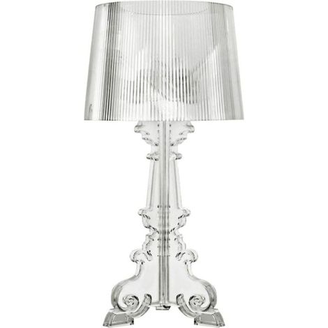Lampada da tavolo Ulisem - Piccola lampada da soggiorno di design - Bour trasparente - Acrilico, plastica