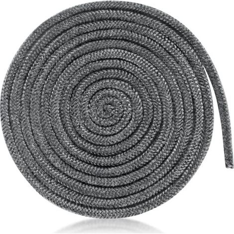 Joint tressé haute température 8mm x 3m – Fibre de verre résistante jusqu'à 550°C – Pour poêles à bois et cheminées – Corde d'étanchéité (1/4)