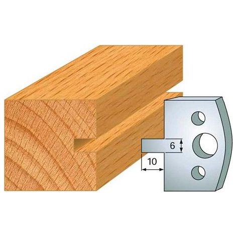 Leman - Jeu de 2 contre-fers profilés Ht.40 mm N°016