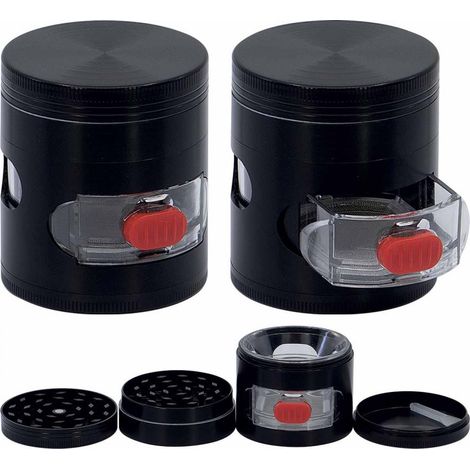 Smerigliatrice in metallo con contenitore 4 pezzi 5 cm