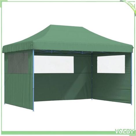 Tente de réception pliable - FAFEICY - 4004968 - 440 x 292 x 315 cm - 3 parois avec fenêtres - Toit Oxford PVC (1/5)