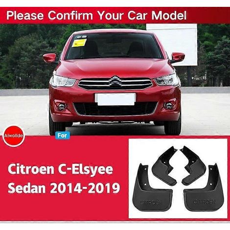 Kotflügel-Schmutzfänger für Citroën Elysée (2014–2019) – Spritzschutz, Schmutzfänger vorne und hinten – Autozubehör