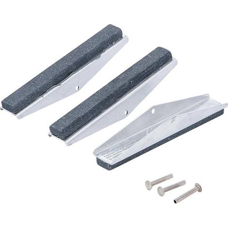 Pierres de Rechange pour Mâchoires 100 mm - K 180, Lot de 3 Ponçage Efficace et Durable, 3 pcs - D-Work (1/5)