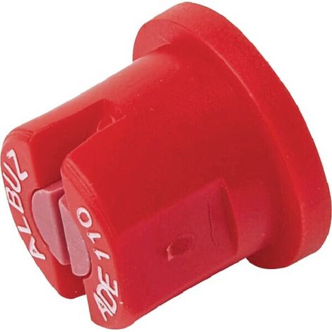 Tobera est谩ndar doble chorro plano ADE 110掳 04 rojo cer谩mica Albuz ALBUZ ADE110RED