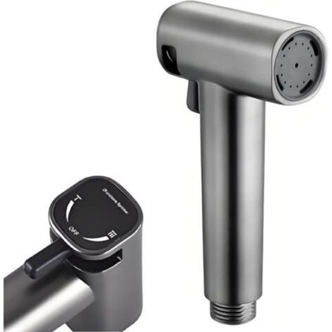 Verstellbarer Handbrausekopf mit zwei Modi (Strahl/Jet) für die persönliche Hygiene und Reinigung (1/4)