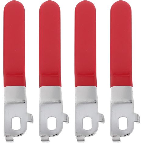 4 Pièces Poignée de Vanne de Protection Incendie Pn1.6 Rouge (1/5)