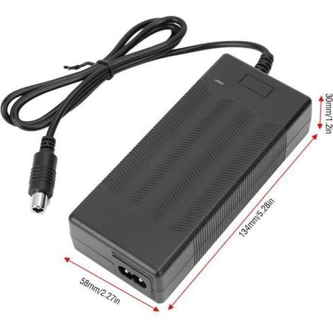 Chargeur de batterie adaptateur de Trottinette scooter électrique 42V 2A pour Xiaomi 220V (1/4)
