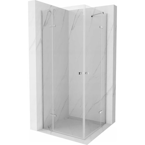Mexen Roma Duo cabine de douche 80 x 80 cm, transparente, chrom - 854-080-080-02-00 (1/5)