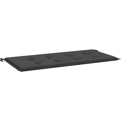 Coussin de banc de jardin Coussin pour mobilier de jardin Noir 100 x 50 x 3 cm (1/5)
