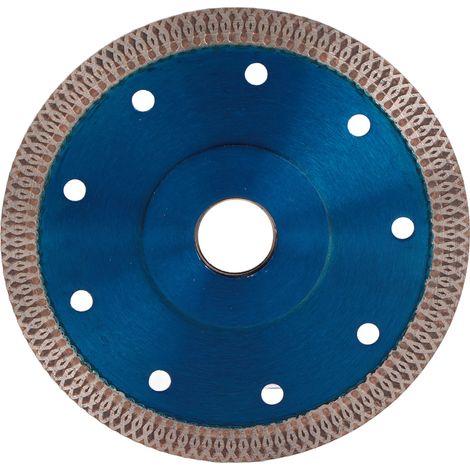 Lame de scie diamantée haute dureté, coupe rapide et précise, pour céramique, 125 x 22,23 mm / 4,9 x 0,9 po (1/5)