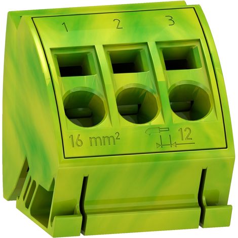 Merlin Gerin / Schneider 04215 - 4 BLOCS DE TERRE à ENFICHAGE DIRECT 3 X 16 MM≤
