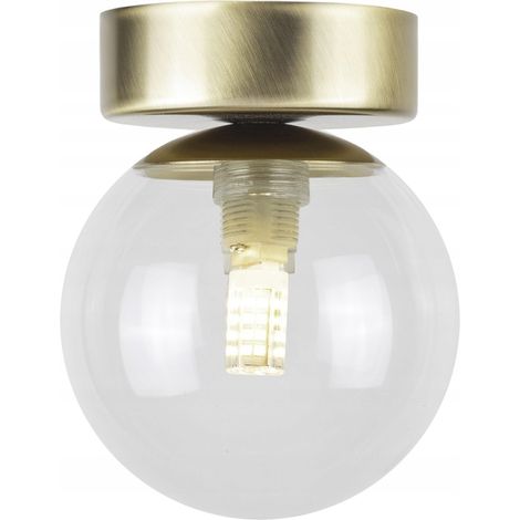 Sigma Perla Lux G9 Gold Transparente Wandleuchte für Schlafzimmer (1/2)