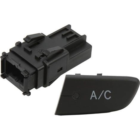 Bedienknopf für die Auto-Klimaanlage, Bedienknopf mit Kappe, schwarz 6554KX, kompatibel mit C1 107 MK1 (1/5)