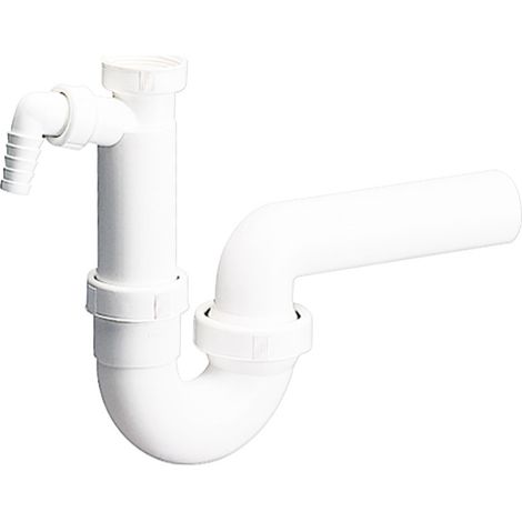 Siphon à tube Dallmer 100/1 m, raccord pour lave-linge 11/2 xDN 40 (1/2)
