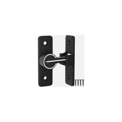 Pestillo iluminado para puerta corredera, cerradura para puerta corredera, cerradura para puerta de granero, pestillo de gancho para puerta batiente de 90° - Crezuo