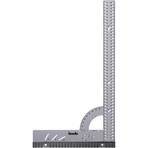 Escuadra para carpintero kwb 067450 500 mm longitud tope extraíble