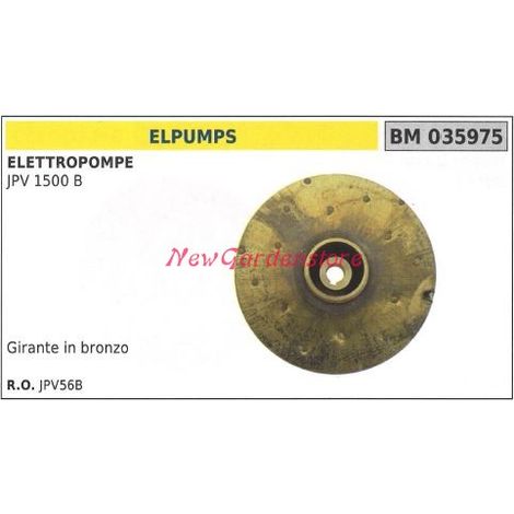 Bronze-Laufrad ELPUMPS Elektropumpe JPV 1500B 035975