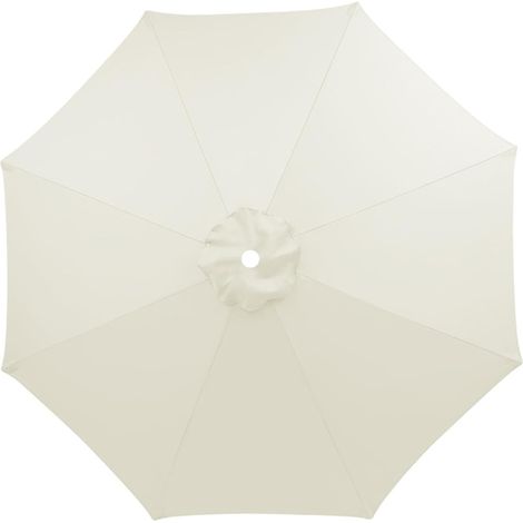 Housse de rechange pour parasol de terrasse 3 m - pour parasol 6/8 bras - convient au jardin et à la cour - support et base non inclus (1/5)