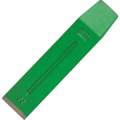 OSE – Coin à fendre en acier estampé 1,5kg – Pour bûches jusqu'à 20 cm – Coloris vert – Fendage net et efficace