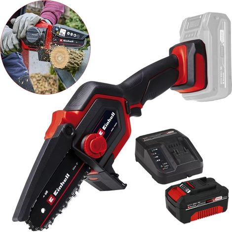 Einhell 18v Cordless Chainsaw Pruning Saw BL 15cm Hand Saw + 4AH Charging Kit