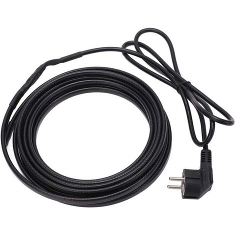 5 Meter langes selbstregulierendes Rohrheizkabel mit 220-V-EU-Stecker und Winterschutz