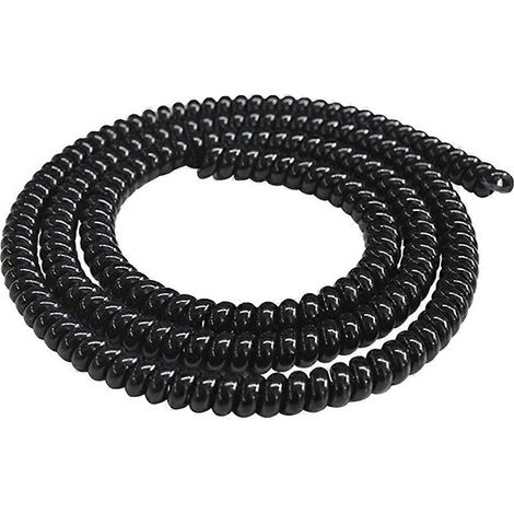 Lot de 6 gaines de protection spiralées de 1 m pour câbles de vélo électrique, scooter et moto. (1/4)