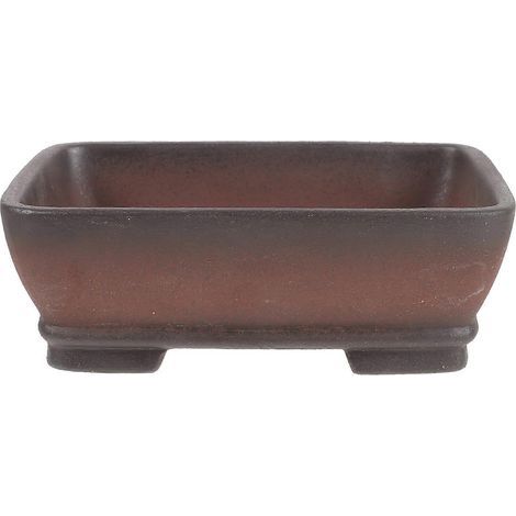 Dekorativer, lilafarbener Sandblumentopf für Sukkulenten mit Abflussloch. – 17,9 x 13,4 cm (1/4)