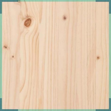 Table basse 3 pcs - 873562 - Bois massif pin - Naturel - Ensemble carré (S/M/L) (1/4)