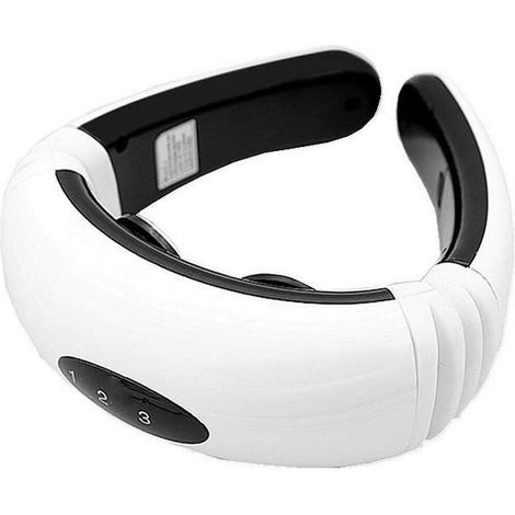 Massager Cervical - Impulsion Électrique Basse Fréquence - Chauffage Intégré - Infrarouge - Pour Soulagement Douleurs Cou Épaules - 3 Modes 15 Niveaux - 1 Pièce (1/5)