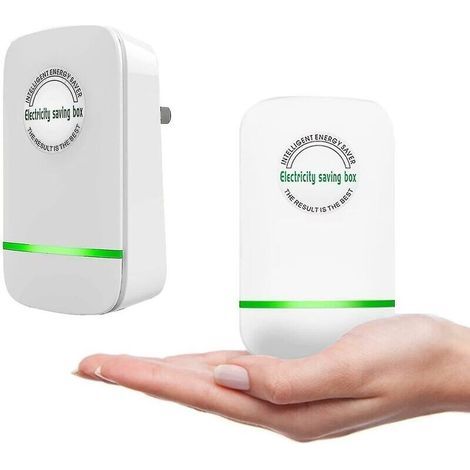 Boîtier d'économie d'énergie pour appareils électroménagers (2 pièces), réducteur de consommation pour boîtier d'économie d'énergie - UE (1/5)