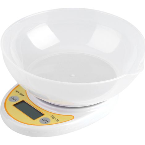 Balance de cuisine électronique WEIHENG 5 kg x 1 g avec écran LCD - Mini balance alimentaire numérique-AquaForge (1/5)