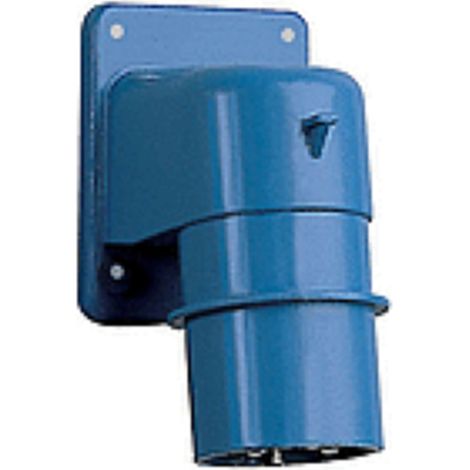 socle de connecteur industriel - 16a - 2p+t - encastrer - coudée - schneider electric 81804