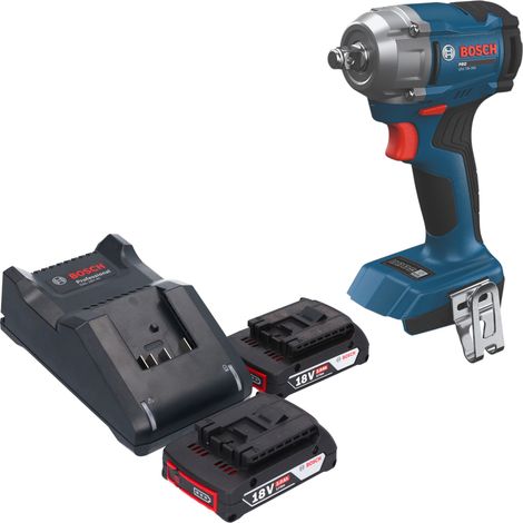 Avvitatore a impatto a batteria Bosch GDS 18V-350 Professional 18 V 350 Nm 1/2" brushless + 2 batterie da 2,0 Ah + caricabatterie (1/5)