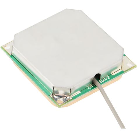 Aktive GPS-Antenne mit hoher Verstärkung (28 dB) mit 25 x 25 x 8 mm Keramik-Patch und internem Anschluss (1/5)