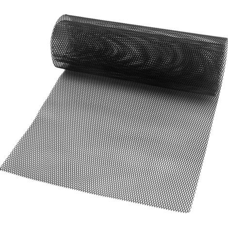 Rejilla de aluminio para coche, rejilla para parachoques delantero, rejilla de carreras, rejilla de ventilación universal de malla expandida, rejilla de parachoques romboidal, 100 x 33 cm (1/3)