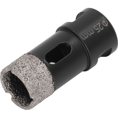 Foret diamanté M14 de 45 mm pour le perçage par brasage sous vide des carreaux de céramique et des briques de marbre (diamètre de 25 mm). (1/5)