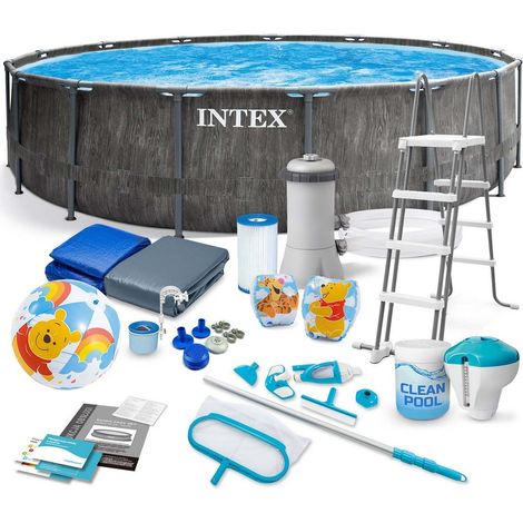 Piscina da giardino con struttura 457 x 122 cm 20 in 1 INTEX 26742 (1/5)