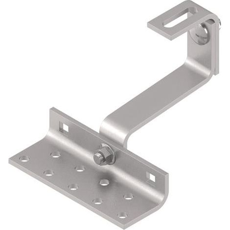 Dachhaken  WS 9525  B.138mm S.5mm  VA blk  sandgestrahlt Löcher  9 WASI (1/2)