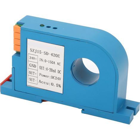 Transmetteur de courant alternatif monophasé haute précision, transformateur de courant, capteur, transducteur, commande par automate programmable (1/5)