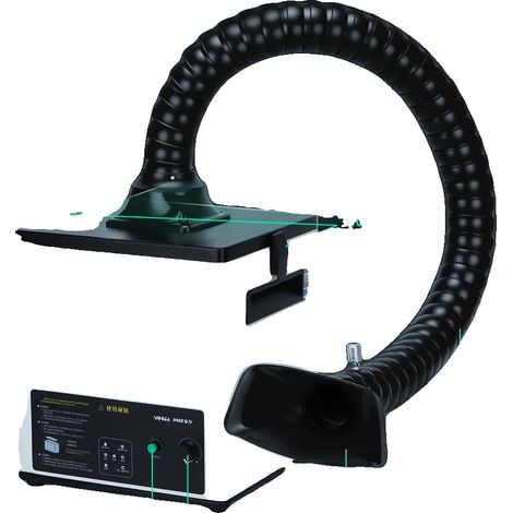 Extracteur de fumée de soudure, puissance de 120W, tension de 110V-240V, adapté pour la soudure, design compact, remplacement facile du filtre (1/5)