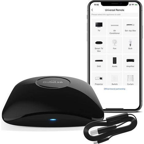 RM4 PRO+ HTS2 Télécommande universelle sans fil avec capteur de température et d'humidité (1/5)